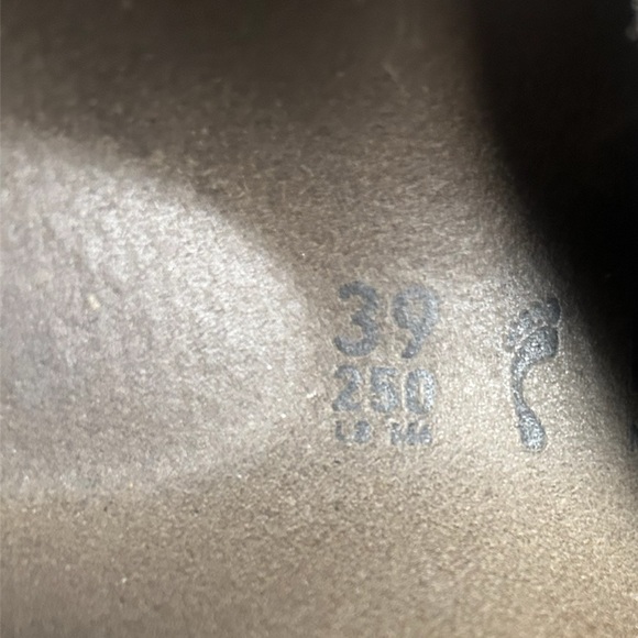 Birkenstock Kyoto Nubuck-Suede Leather Sandals Size 39 US 8.5 Grey - Picture 6 of 6